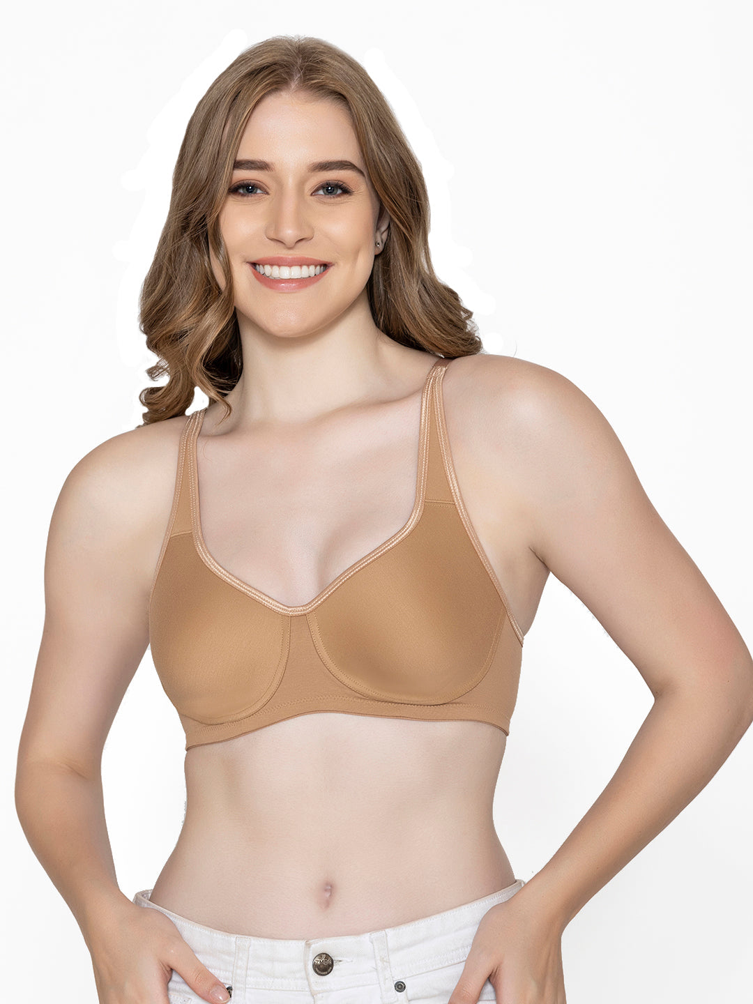 Full Coverage Comfort Spacer Cups Moulded Everyday Bra | BZ8602