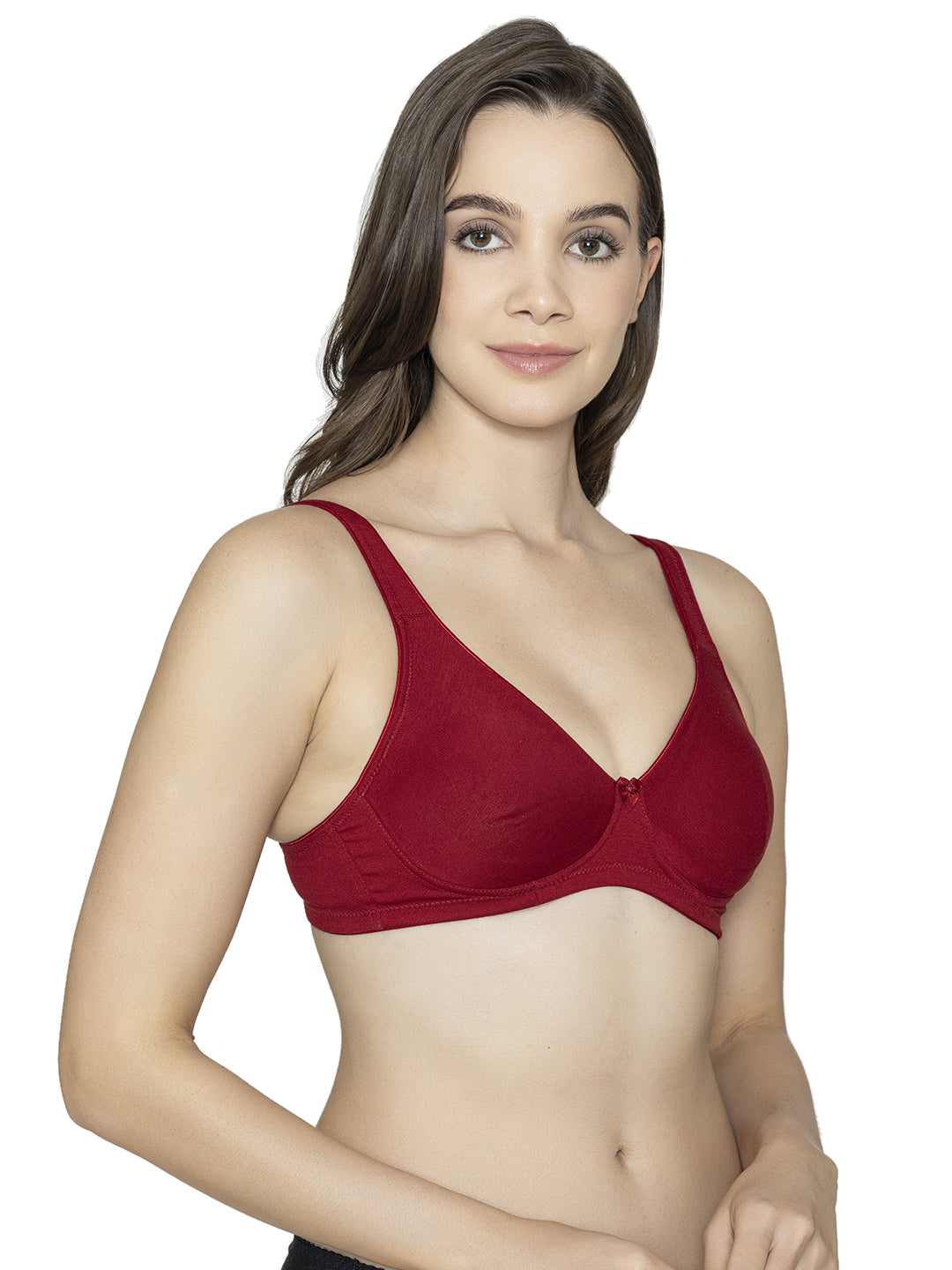 Full Coverage Non Padded Luxe Plunge Bra | BZB8001