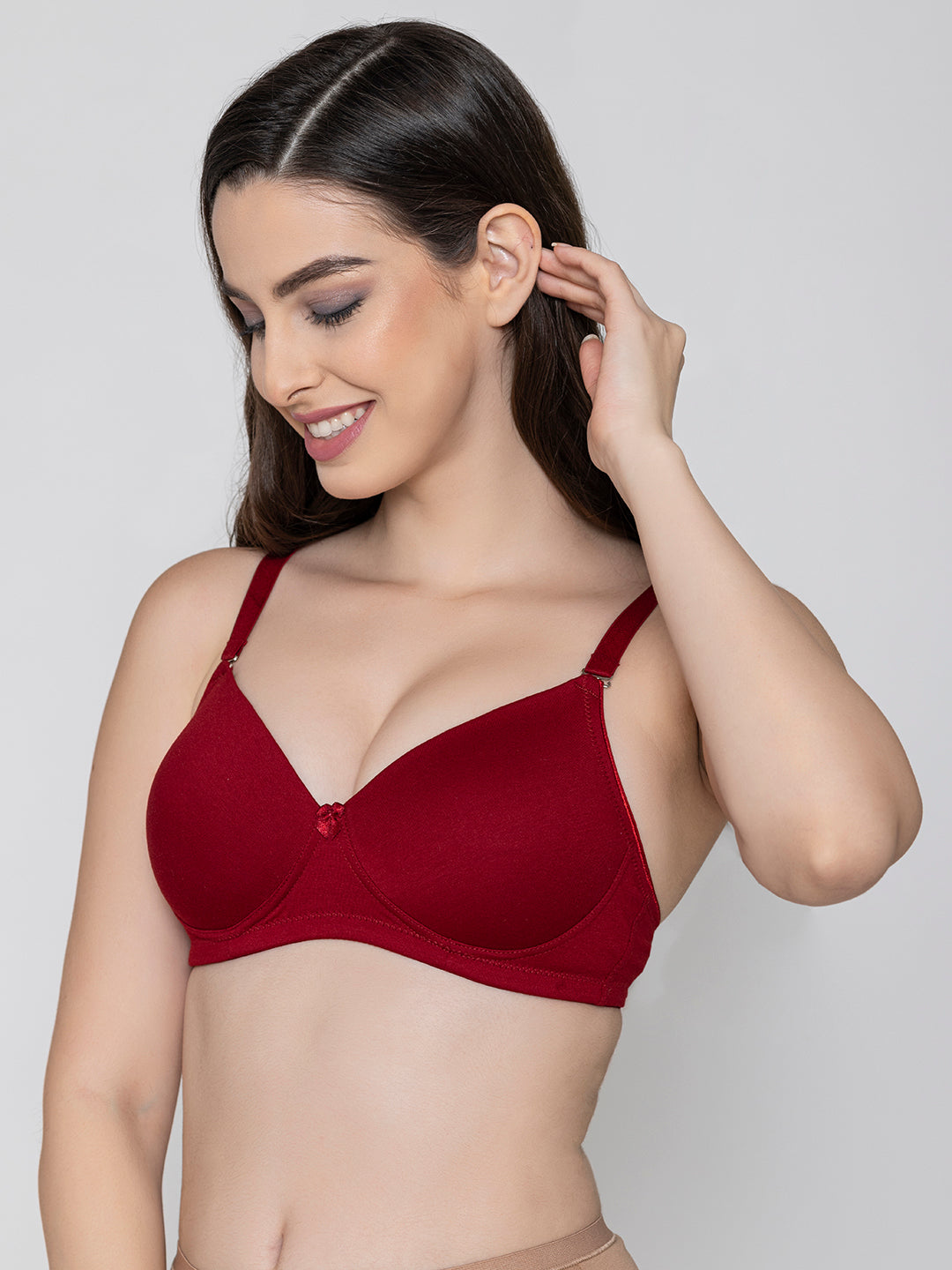 Seamless Cups Lightweight Padded Non-Wired T-Shirt Bra | BZB1114